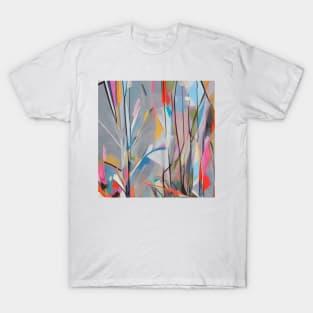 Wild Grass Abstract T-Shirt